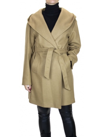 γυναικείο παλτό καμηλό emporio co. cp04-camel σε προσφορά