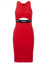 γυναικείο nassari αμάνικο φόρεμα κόκκινο hugo 50495065-693
