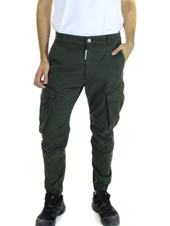ανδρικό cargo παντελόνι πράσινο royal denim σε προσφορά
