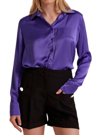 γυναικείο julie πουκάμισο μωβ mind matter d240404-purple σε προσφορά