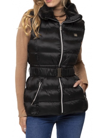 γυναικείο weca γιλέκο μαύρο heavy tools w23185-black σε προσφορά