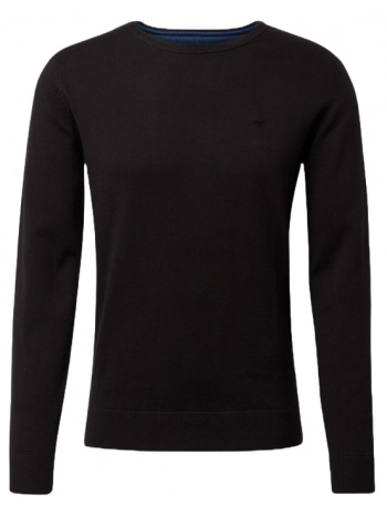 ανδρικό πουλόβερ μαύρο tom tailor 012819-29999 σε προσφορά