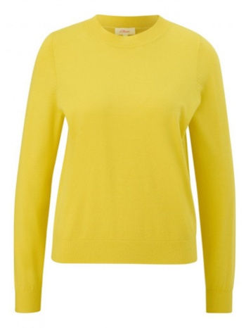 γυναικείο πουλόβερ κίτρινο s.oliver 2134460-1494