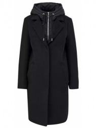 γυναικείο παλτό μαύρο s.oliver 2136943-9999