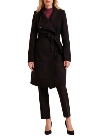 γυναικείο monika παλτό μαύρο mind matter p240605-black σε προσφορά