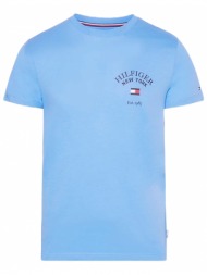 ανδρικό arch varsity t-shirt γαλάζιο tommy hilfiger mw0mw33689-c30