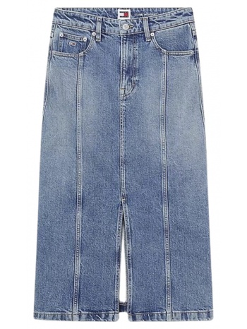γυναικεία claire τζιν φούστα μπλε tommy jeans dw0dw17218-1a5