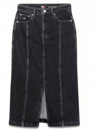 γυναικεία claire τζιν φούστα μαύρη tommy jeans dw0dw17700-1bz