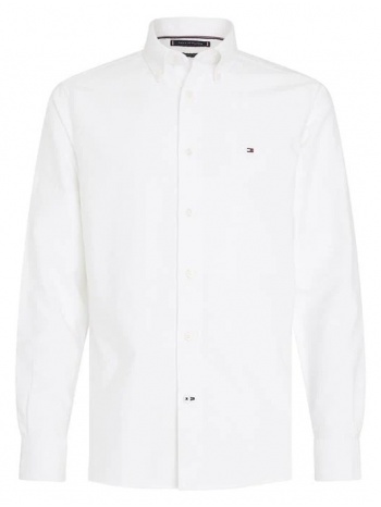 ανδρικό oxford πουκάμισο λευκό tommy hilfiger mw0mw32868-ycf