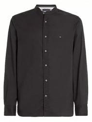 ανδρικό πουκάμισο μαύρο tommy hilfiger mw0mw30494-bds