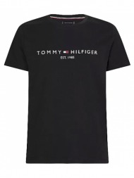 ανδρικό t-shirt μαύρο tommy hilfiger mw0mw11465-bas