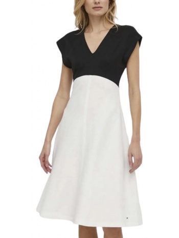 γυναικείο φόρεμα λευκό tommy hilfiger ww0ww40731-ybl