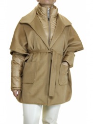 γυναικείο παλτό καμηλό emporio co. kore-camel