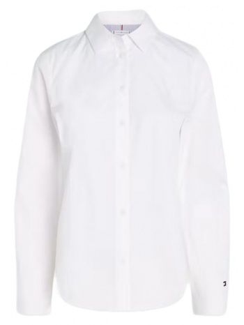 γυναικείο essential πουκάμισο λευκό tommy hilfiger