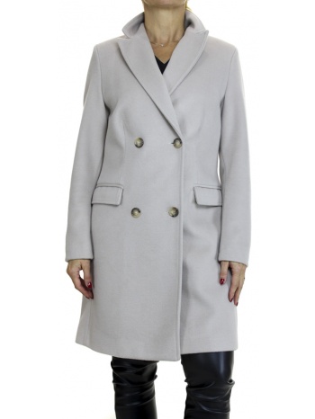 γυναικείο παλτό μπεζ emporio co. arianna-vanilla σε προσφορά