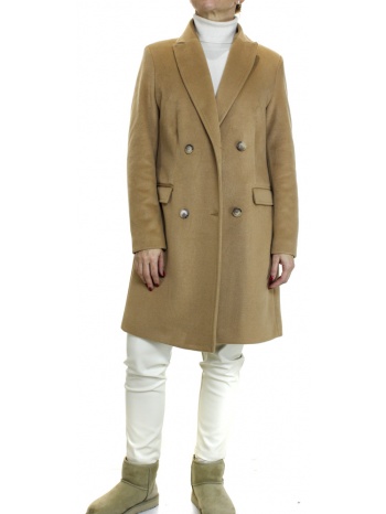 γυναικείο παλτό καμηλό emporio co. arianna-camel σε προσφορά