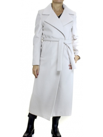 γυναικείο παλτό εκρού emporio co. e2482-vanilla σε προσφορά