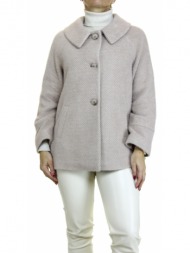 γυναικείο παλτό μπεζ emporio co. 2504-fanco