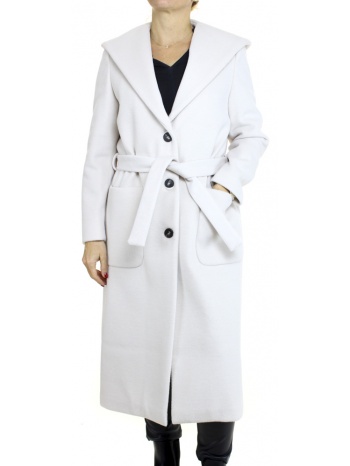 γυναικείο παλτό εκρού emporio co. e2498-vanilla σε προσφορά