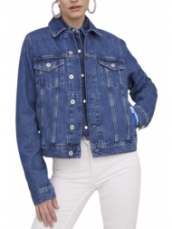 γυναικείο τζιν μπουφάν μπλε karl lagerfeld jeans 240j1404-j126