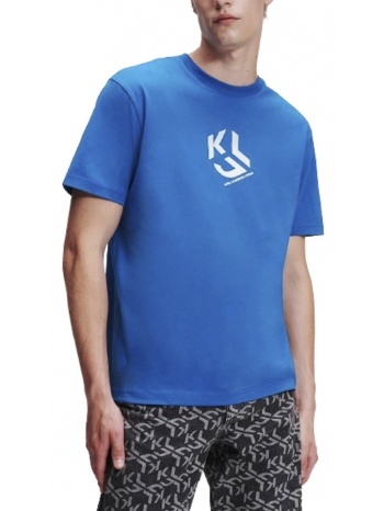 ανδρικό t-shirt μπλε karl lagerfeld jeans 236d1704-j105 klj