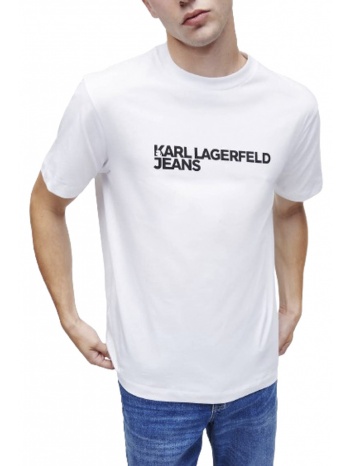 ανδρικό t-shirt λευκό karl lagerfeld jeans 235d1707-j109