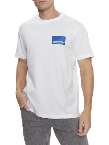 ανδρικό t-shirt λευκό karl lagerfeld jeans 231d1706-j109