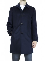 ανδρικό κλασικό παλτό με κασμίρ navy μπλε arnold 01l90-blue