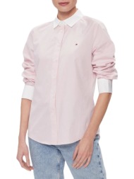 γυναικείο fill a fill πουκάμισο ροζ tommy hilfiger ww0ww40531-tjq