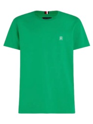 ανδρικό th monogram t-shirt πράσινο tommy hilfiger mw0mw33987-l4b