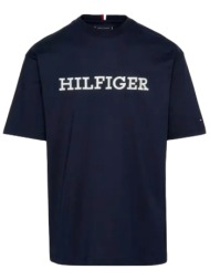 ανδρικό monotype archive t-shirt navy μπλε tommy hilfiger mw0mw32619-dw5
