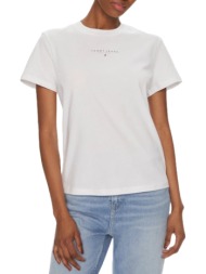 γυναικείο essential logo t-shirt λευκό tommy jeans dw0dw17828-ybr