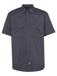ανδρικό work κοντομάνικο πουκάμισο ανθρακί dickies dk0a4xk7-ch01