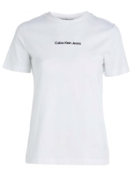 γυναικείο institutional straight t-shirt calvin klein j20j221065-yaf