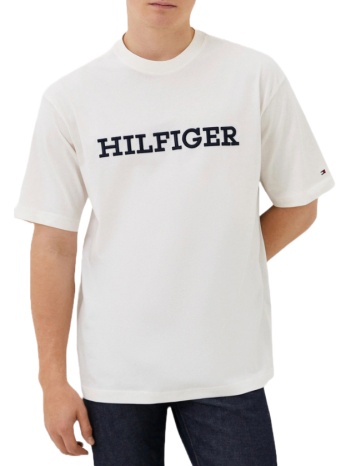 ανδρικό monotype archive t-shirt λευκό tommy hilfiger