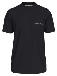 ανδρικό institutional t-shirt μαύρο calvin klein j30j324671-beh