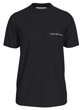 ανδρικό institutional t-shirt μαύρο calvin klein