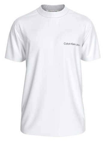 ανδρικό institutional t-shirt λευκό calvin klein