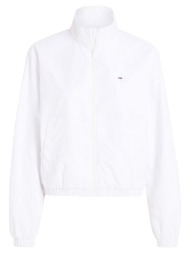γυναικείο essential αντιανεμικό μπουφάν λευκό tommy jeans dw0dw18139-ybr
