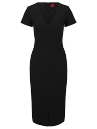 γυναικείο κοντομάνικο kalamara φόρεμα μαύρο hugo 50508611-001