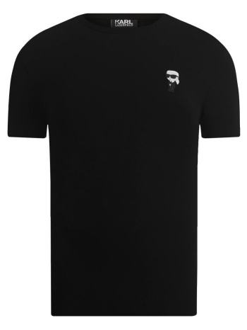 ανδρικό t-shirt μαύρο karl lagerfeld 755027 500221-990