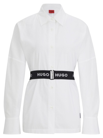 γυναικείο etena πουκάμισο λευκό hugo 50506904-100