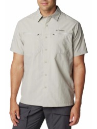 ανδρικό mountaindale outdoor κοντομάνικο πουκάμισο γκρι columbia 2072691-027