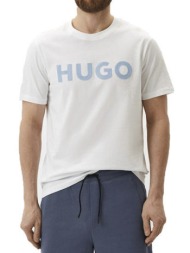 ανδρικό dulivio t-shirt λευκό hugo 50513309-100