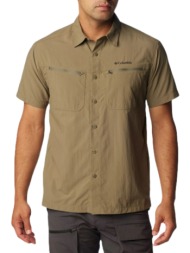 ανδρικό mountaindale outdoor κοντομάνικο πουκάμισο χακί columbia 2072691-397
