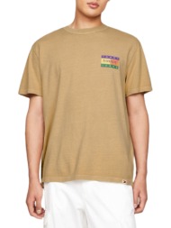 ανδρικό summer flag t-shirt μπεζ tommy jeans dm0dm19171-ab0