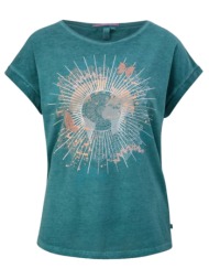 γυναικείο t-shirt πετρόλ s.oliver 2151253-67d2