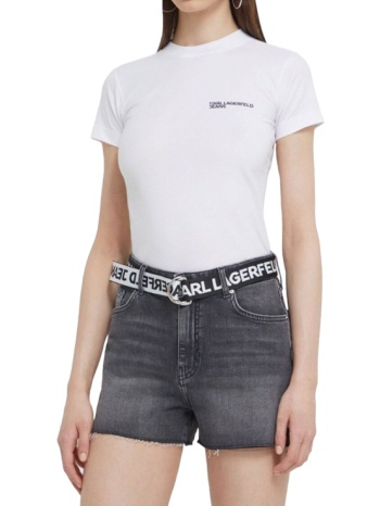 γυναικείο τζιν σορτς γκρι karl lagerfeld jeans 241j1121-j123 σε προσφορά