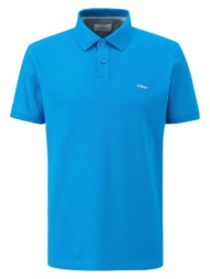 ανδρικό polo τυρκουάζ s.oliver 2143941-6290