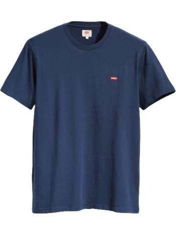ανδρικό ss original hm t-shirt navy μπλε levi`s 56605-0017